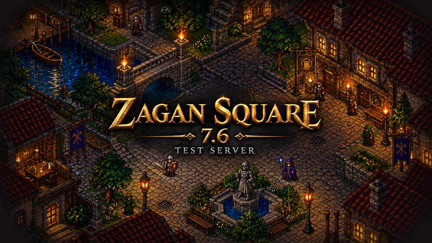 Zagan Square 7.6 &mdash; serwer testowy, średniowieczne miasto w klimacie Tibii